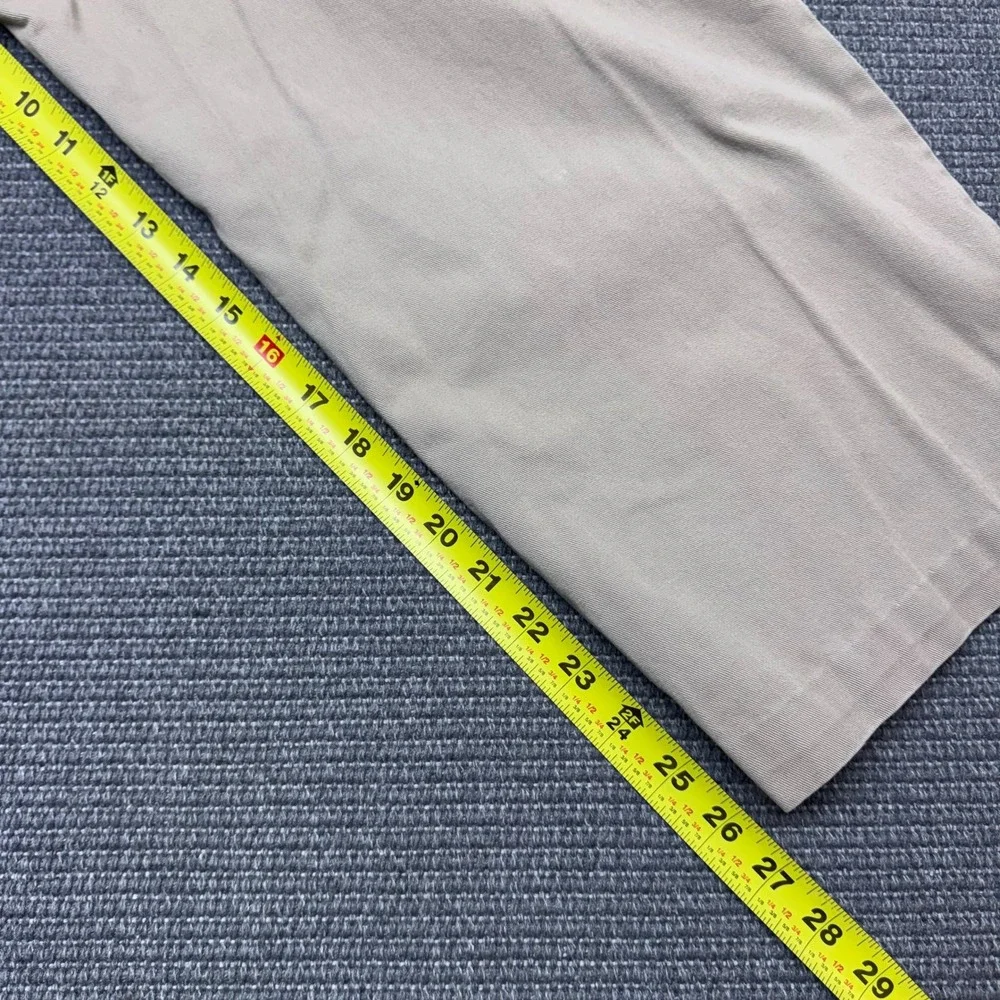 Polo Ralph Lauren Andrew Pant Mens 38x32 Beige Pleated Chino Cotton Trousers